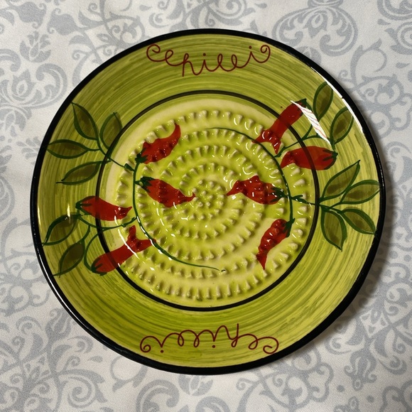 NWOT Hand Painted Ceramic Fine French Great Grater- James Design - Picture 7 of 11